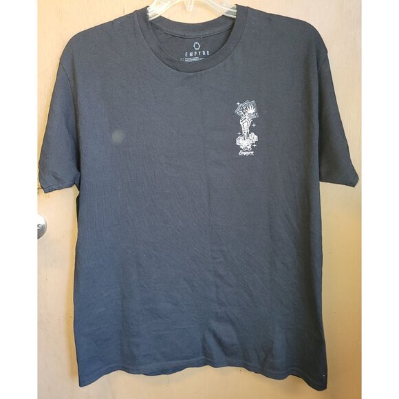 Ace Of‎ Fades Black T-Shirt from Empyre Vintage Y2K Large SS - Picture 1 of 8